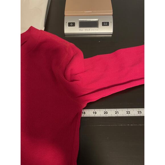 Sundance Pullover Womens Medium Thermal Knit Waffle Shirt Layering Long Sleeve - Picture 5 of 7